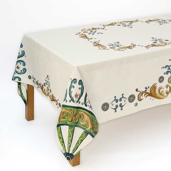 Napking Siciliam Rectangular Linen Tablecloth 180x270cm Carousel 1