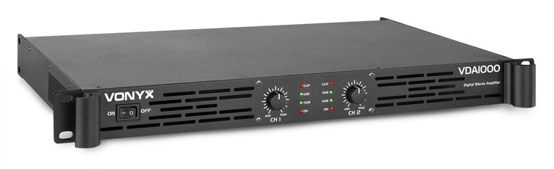 PA Amplifier 1U 2 x 500W Max Carousel 1