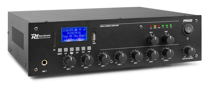 2 Zone 100V Mixer-Amplifier 50 Watt Combo Carousel 2
