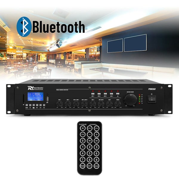 6 CH Mixer-Amplifier 4-Zone 100V 360W Carousel 1