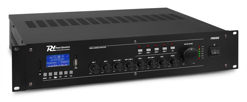 6 CH Mixer-Amplifier 4-Zone 100V 360W Carousel 2