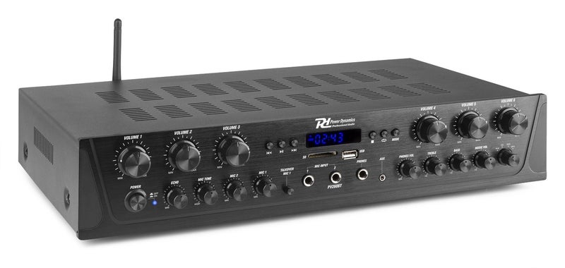 6 Ch Amplifier System - 6x 100W - Bluetooth - MP3 Carousel 2