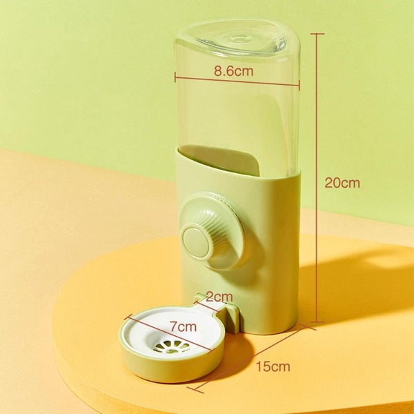 600ml Hanging Water Dispenser Leak-proof Anti-bite Drinking Fountain Carousel 1
