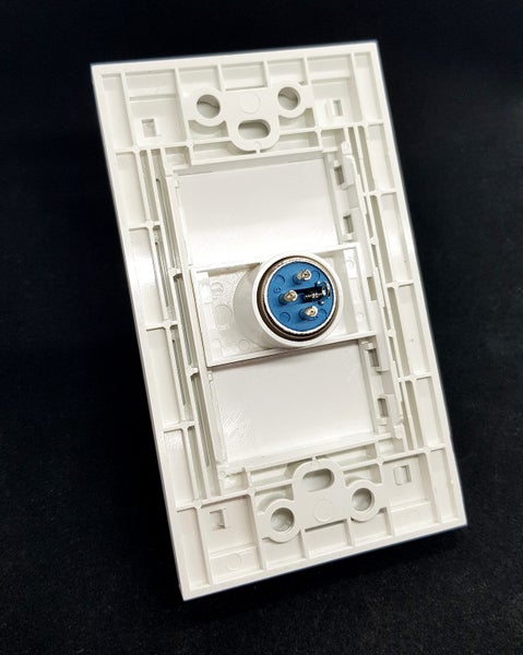 XLR Wallplate - 3 Pin Female - Single Carousel 3