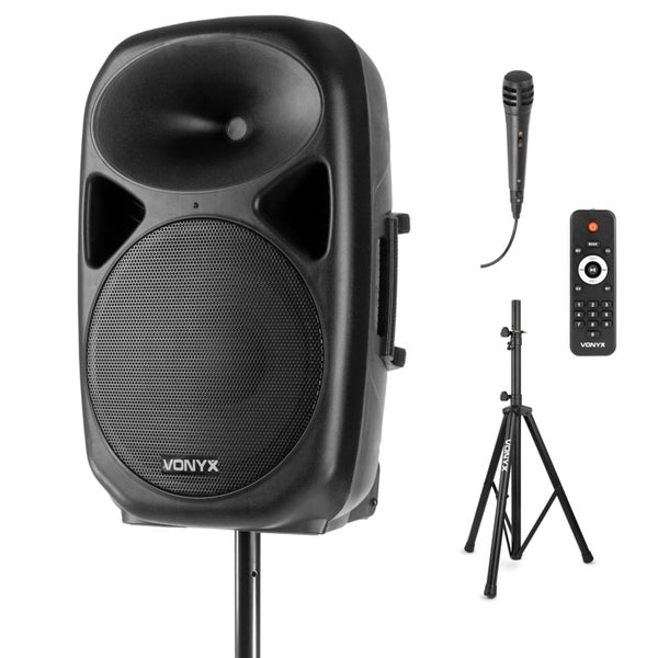 PA Speaker 15" Bluetooth With Free Stand Carousel 12