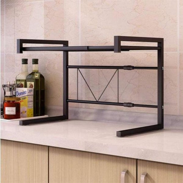 Expandable Microwave Oven Rack Storage Stand Kitchen Shelf 2021401 Carousel 2