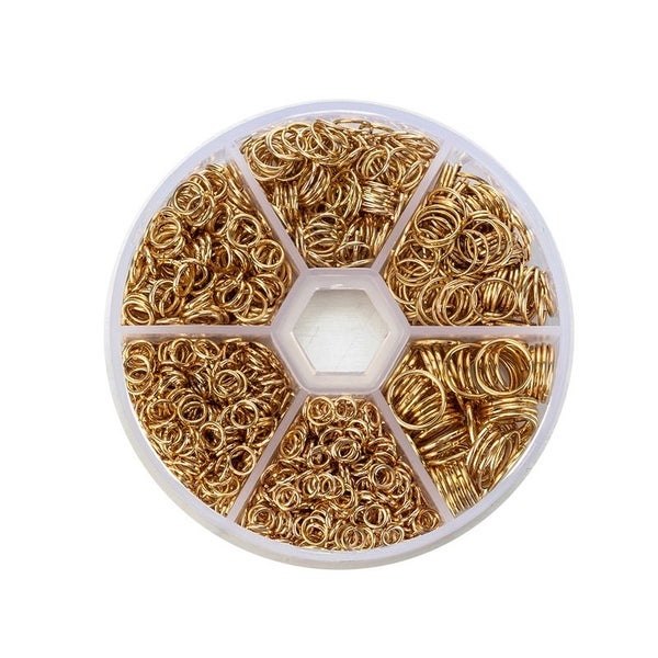 Jewellery Making Supplier Crafts Jump Rings Kit I1738GD0 Carousel 7