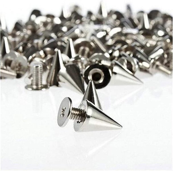 Silver Bullet Rivets Studs Cone Spikes For Bags Shoes Clothes i2004SV0 Carousel 1