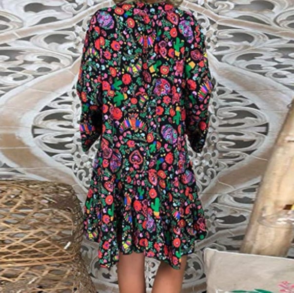 Shirt Dress Floral Dresses Boho Womens Clothing Size 22 J2119MZ8 Carousel 5