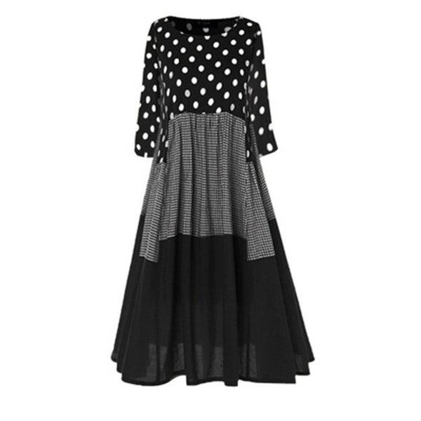 Maxi Dress Cotton Summer Dresses Womens Clothing Plus Size 20 J2052BK8 Carousel 2