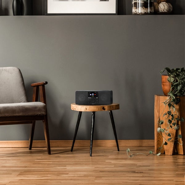 Rome WIFI Internet Stereo Radio Black Carousel 18