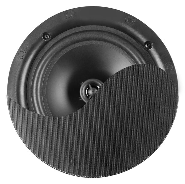 Low Profile Ceiling Speaker 100V 5.25" Black Carousel 1