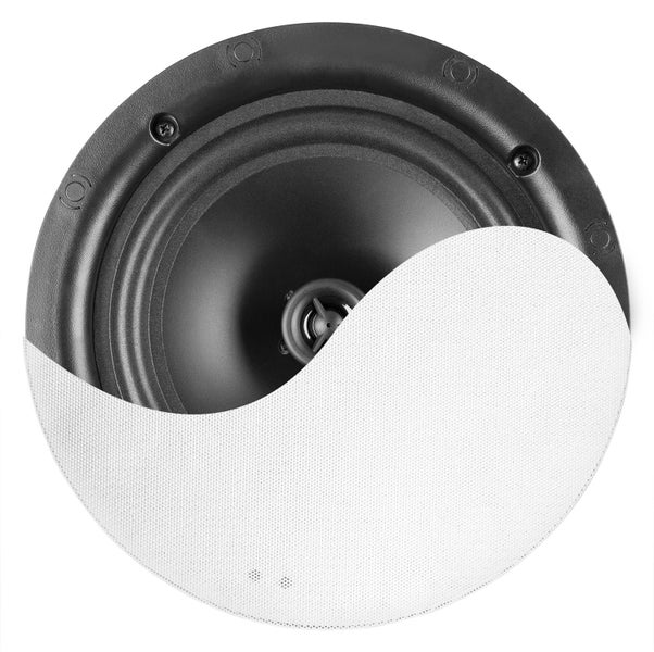 Low Profile Ceiling Speaker 2-way 5.25" White Carousel 1