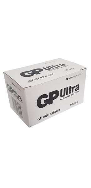 GP Ultra - Alkaline Batteries 9 Volt - 10 Pack Carousel 4