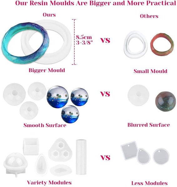 149pcs DIY Resin Casting Craft Molds Silicone Jewelry Pendant Making I0931WT0 Carousel 2