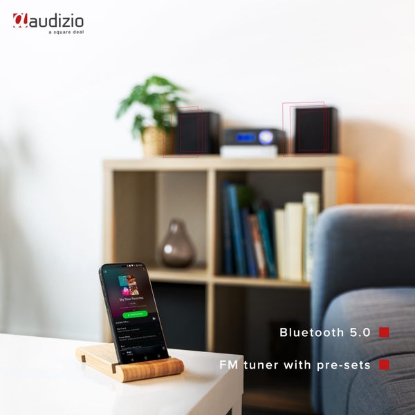 Toulon Micro HiFi System Black/Silver Carousel 17