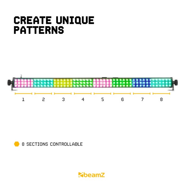 LED Colour Bar - 144x SMD RGB Carousel 19