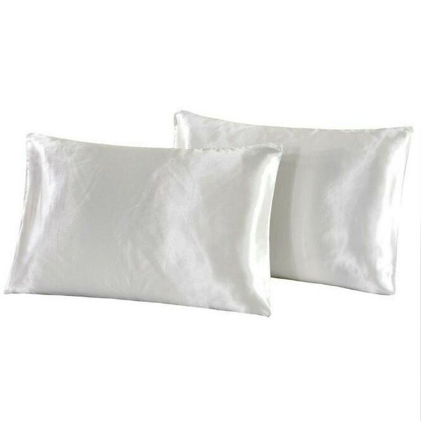 Satin Pillowcase White 2PC 3630502 Carousel 2