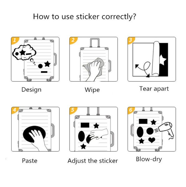 50pcs Sticker Stickers I1220YL0 Carousel 4