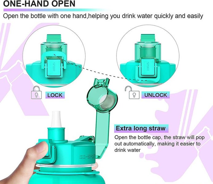 2L Water Bottle Gym Sports Drink Bottle 2038602 Carousel 8