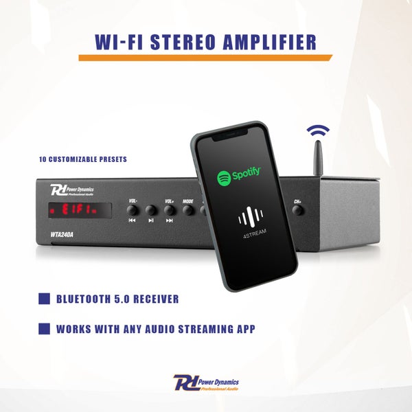 Multiroom 4-zone smart WiFi ceiling speaker system Carousel 2