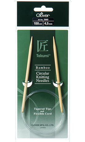 Clover Circular Tapered Tips - 100cm Size 4.50mm Carousel 1