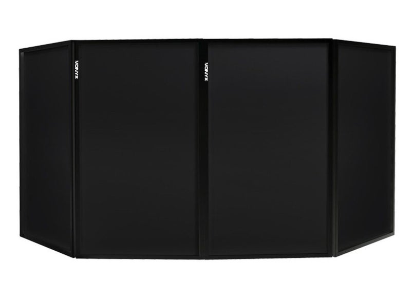 Foldable DJ Screen 120 x 70 Black (4 Panels) Carousel 1