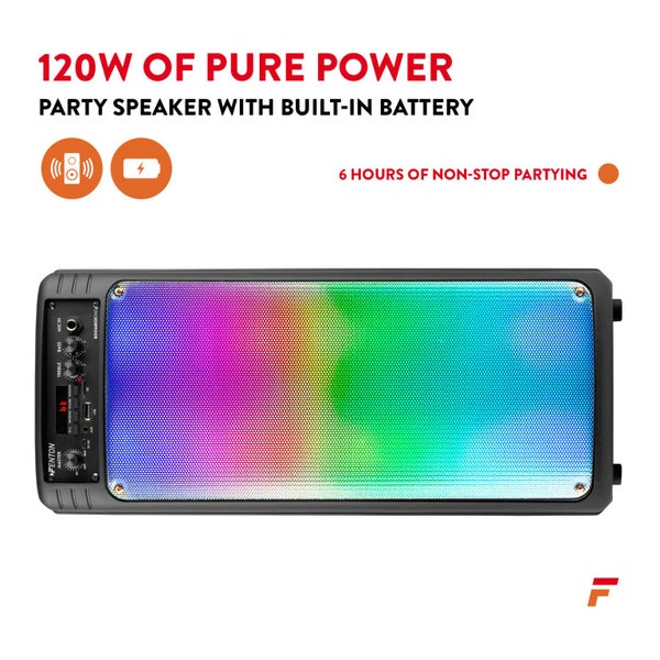 BoomBox340 Party Speaker with LED Carousel 19