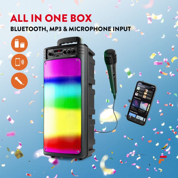 BoomBox300 Party Speaker with LED Carousel 19
