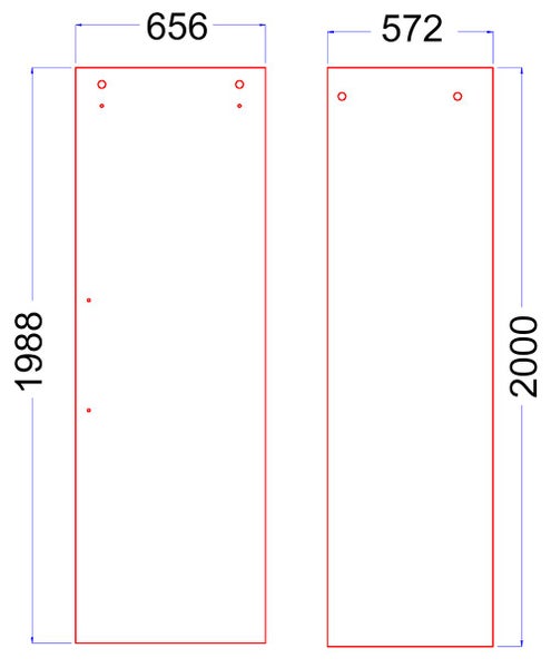 Vogue Sombra Frameless Shower Door 1200mm Black Carousel 3