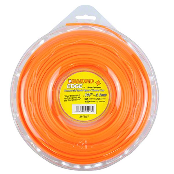 Diamond Edge 0.095" (2.4mm) Nylon Trimmer Line - 36m Roll Carousel 1