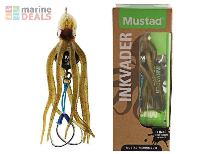 Mustad InkVader Octopus Soft Jig 60g Sand Carousel 1