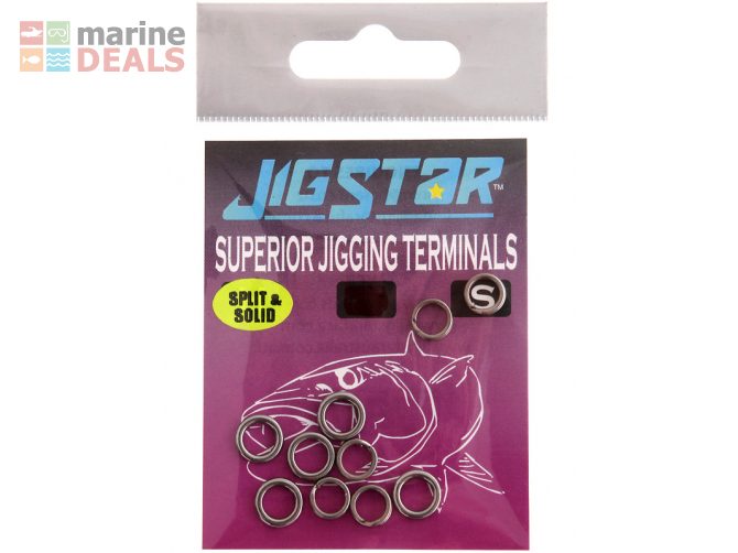 Jig Star Split and Solid Ring Small Qty 10 Carousel 2