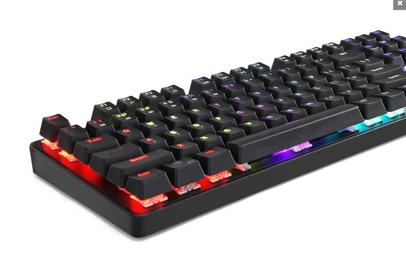 Kogan TKL Rainbow RGB Mechanical Keyboard (Blue Switch) Carousel 2
