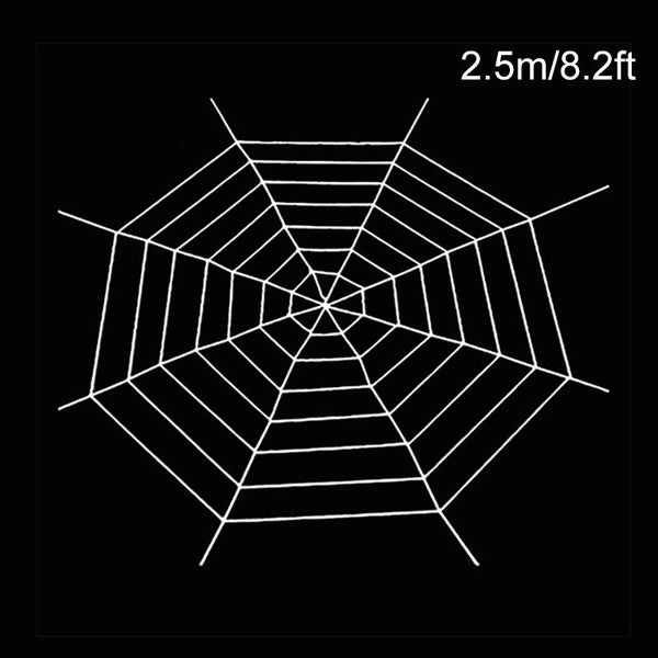 Spider Web Giant Spider Web Decoration Black White Giant Stretchy Carousel 1
