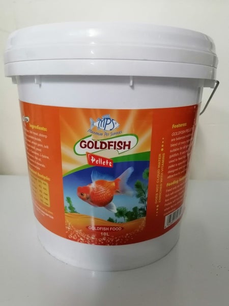 Goldfish Pellets Fish Food 3mm 10L Bucket/4.3kg Carousel 1