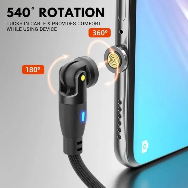 Magnetic Charger 540° 1.8m for Phones Laptops USB devices 6-in-1 PD 60W 202362864740658179112