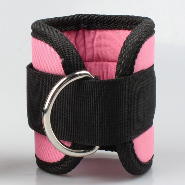 Ankle Strap Exercise Resistance Band Leg Gym Cable Attachment D Ring Carousel 1