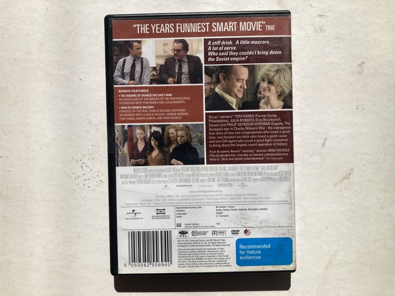 Charlie Wilson's War; Tom Hanks, Julia Roberts, Philip Seymour Hoffman64542933328130111