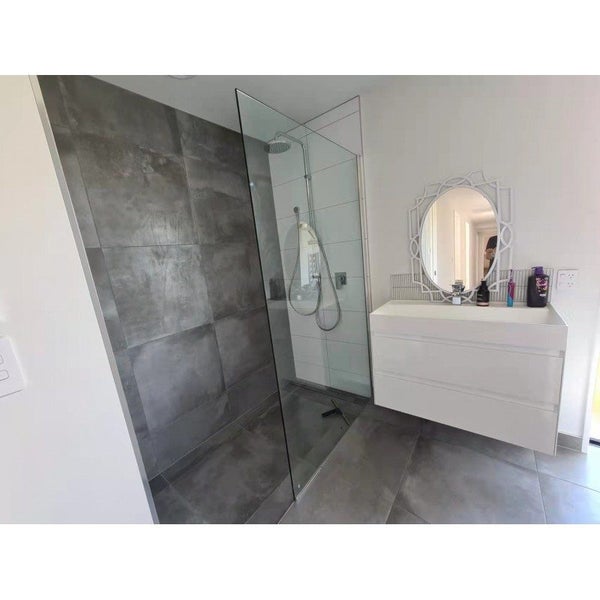 SALE 2025 Frameless Walk in Shower - Stream Series Side Panel (1100X2000mm) Carousel 1