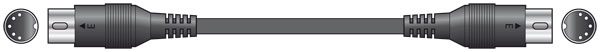Midi 5 Pin Audio Lead - 3.0 Metres Carousel 1