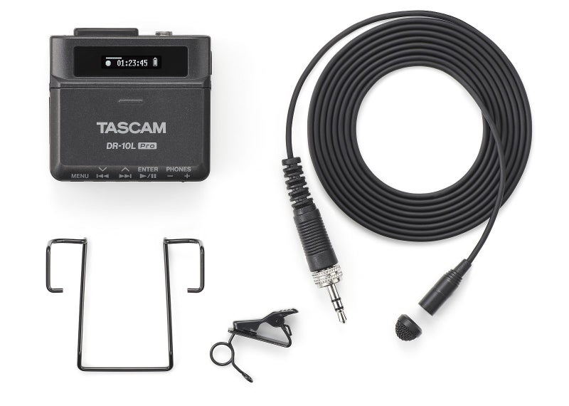 TASCAM DR-10L Pro Field Recorder and Lavalier Microphone Carousel 1