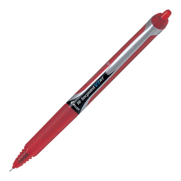 Pilot Hi-Tecpoint V7RT Rollerball Fine Red Pens (BXRT-V7-R) x 12's pack Carousel 1