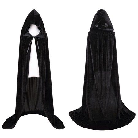Velvet Hooded Cape Halloween Carousel 8
