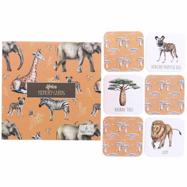 Africa Memory Card Game Carousel 1