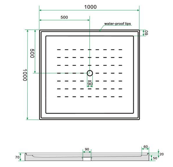 SALE 2025- Shower Box Cape Series 2 Sided Swing Door 1000x1000x1900MM Carousel 4