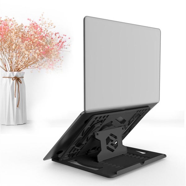 Height Adjustment Laptop Stand - 360 Degree Rotating Base (Black) Carousel 1