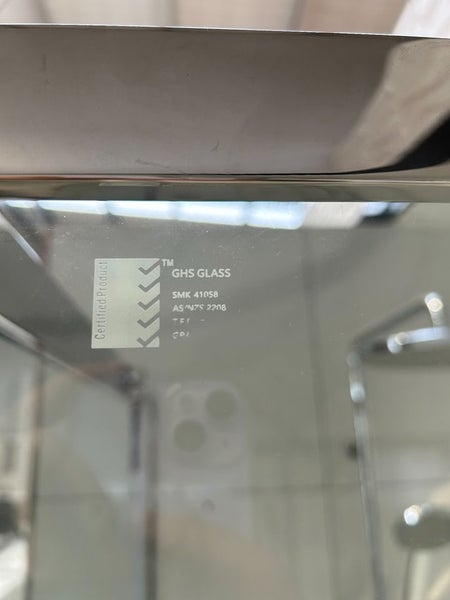 Shower Glass Frameless 2 Sided Swing Door 900x900x2000MM Carousel 5