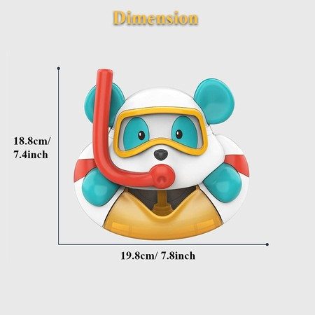 Bear Bathtub Bubble Maker Kids Electric Cartoon Animal Bubble Blower Bubble Mach Carousel 11
