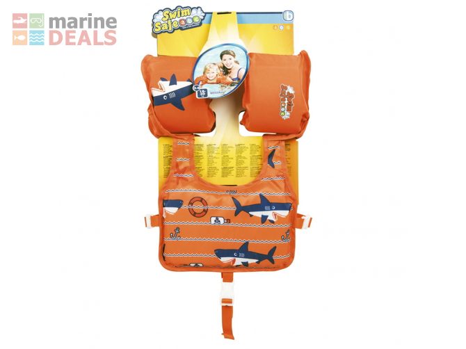 Bestway Swim Safe Kids Buoyancy Aid Orange 3-6yo Carousel 2